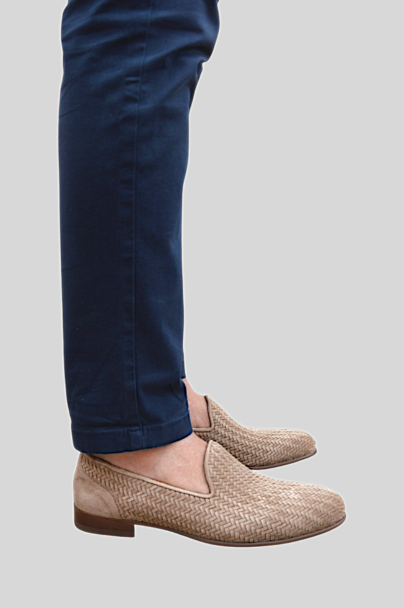 Handwoven Suede