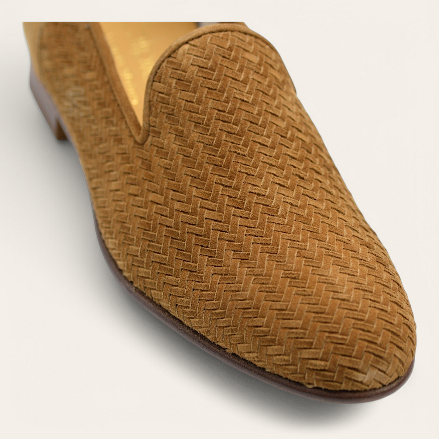 Handwoven Suede