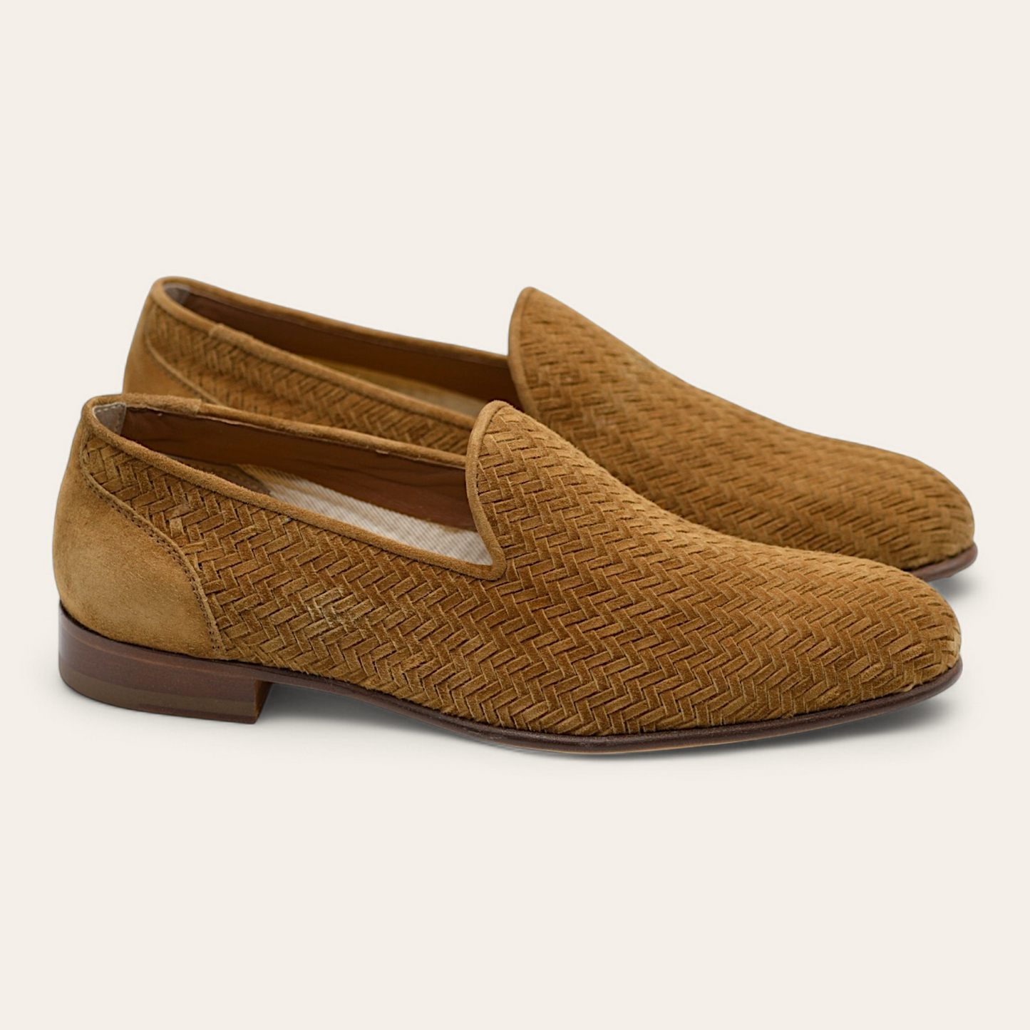Handwoven Suede