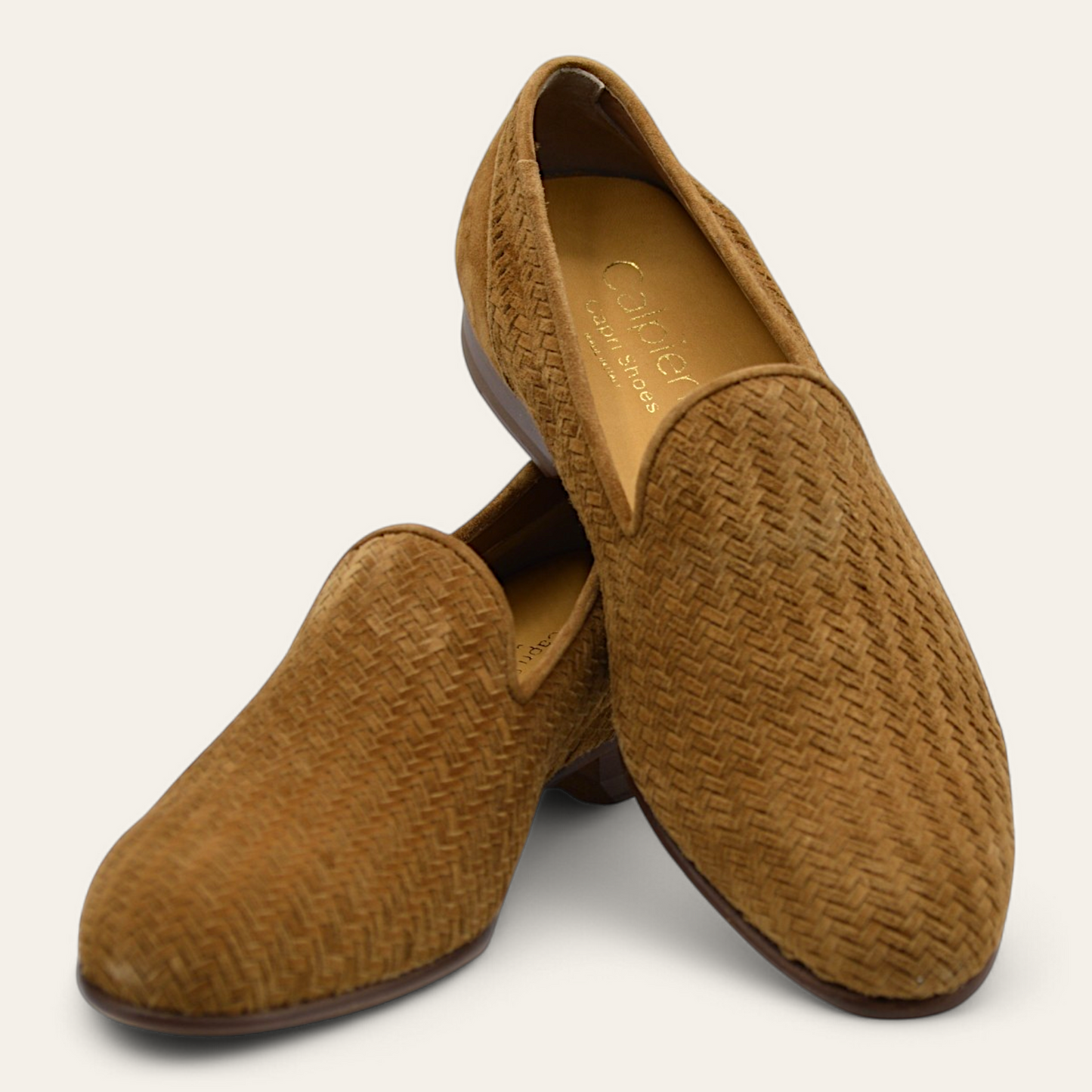 Handwoven Suede