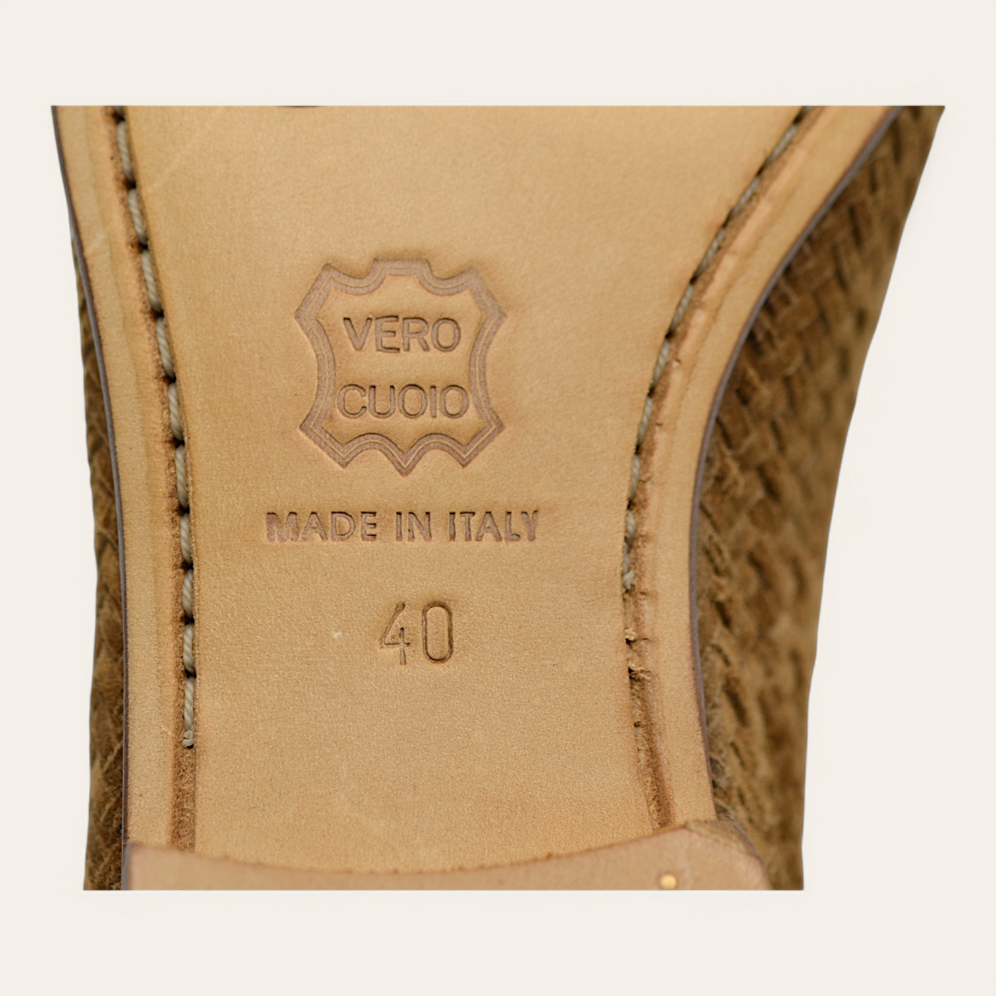 Handwoven Suede