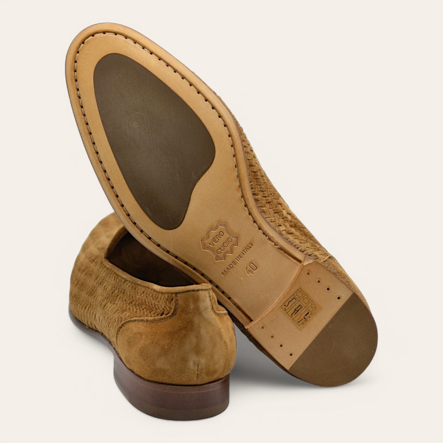Handwoven Suede