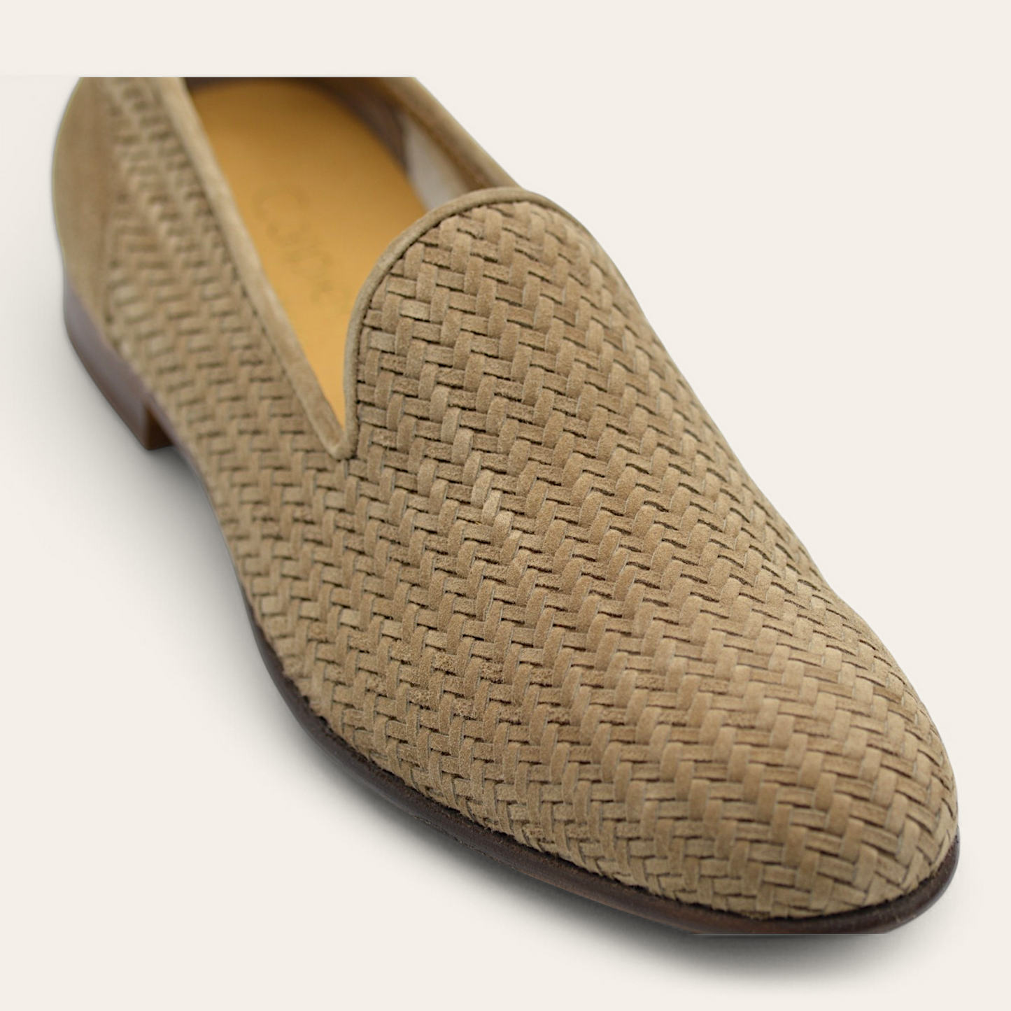 Handwoven Suede