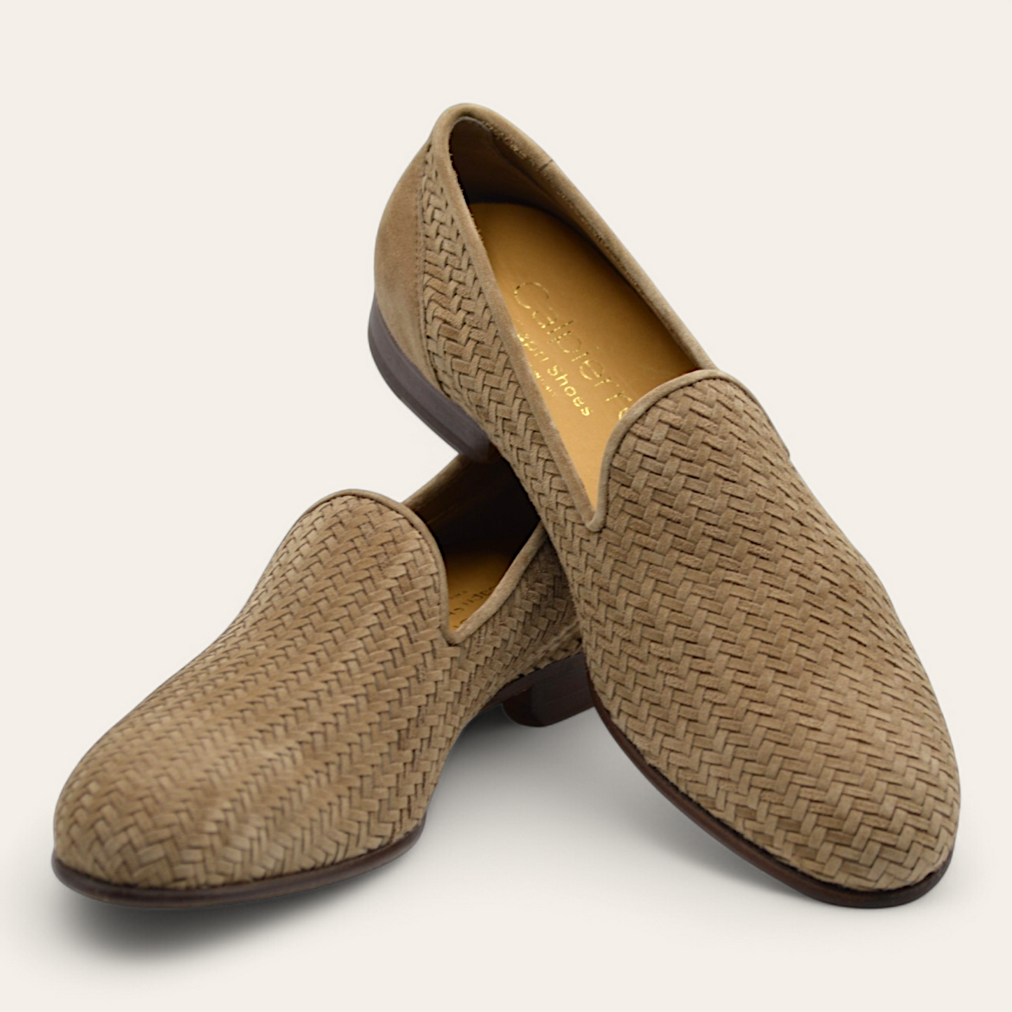 Handwoven Suede