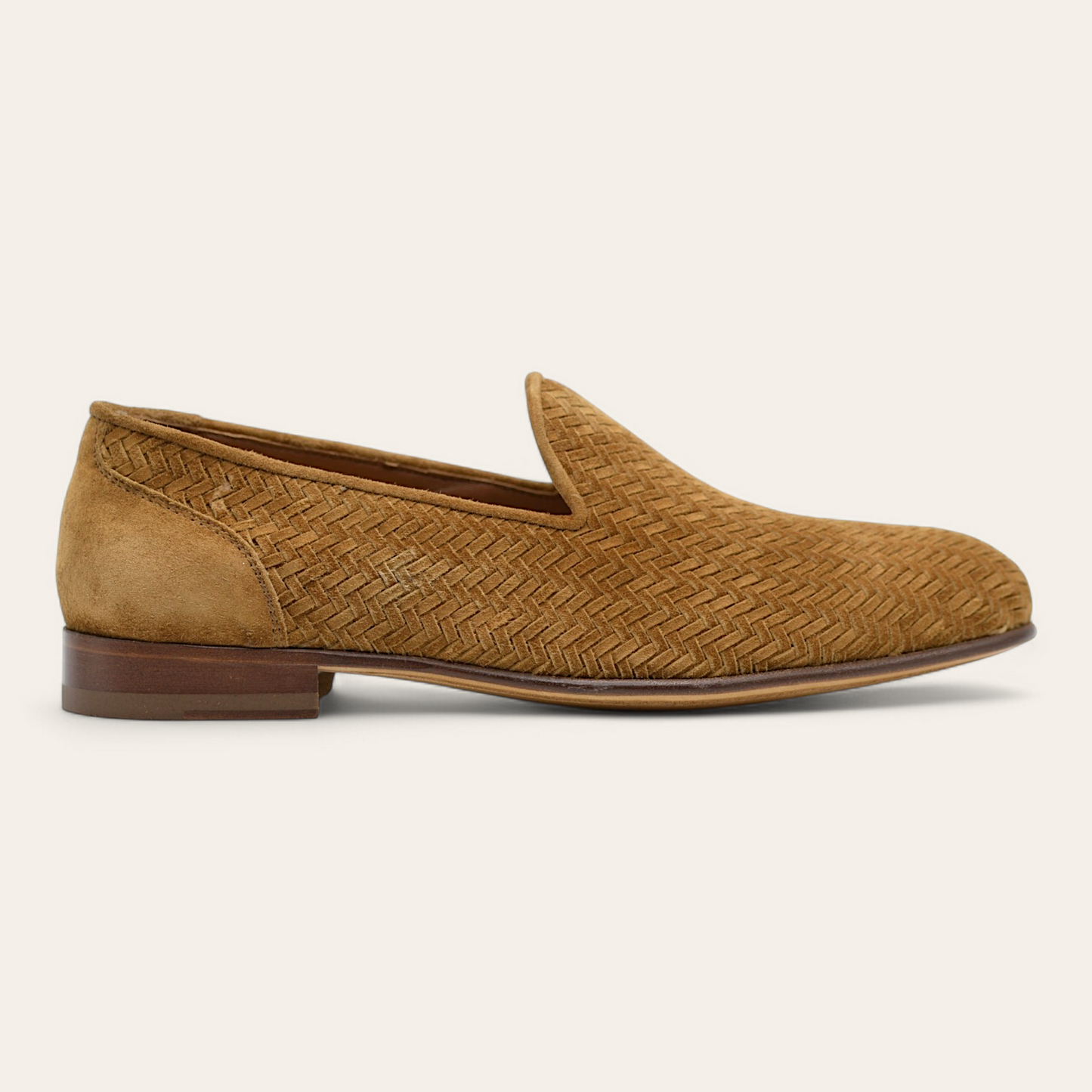 Handwoven Suede