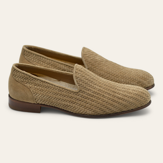 Handwoven Suede